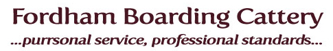 Logo for Fordham Boarding Cattery